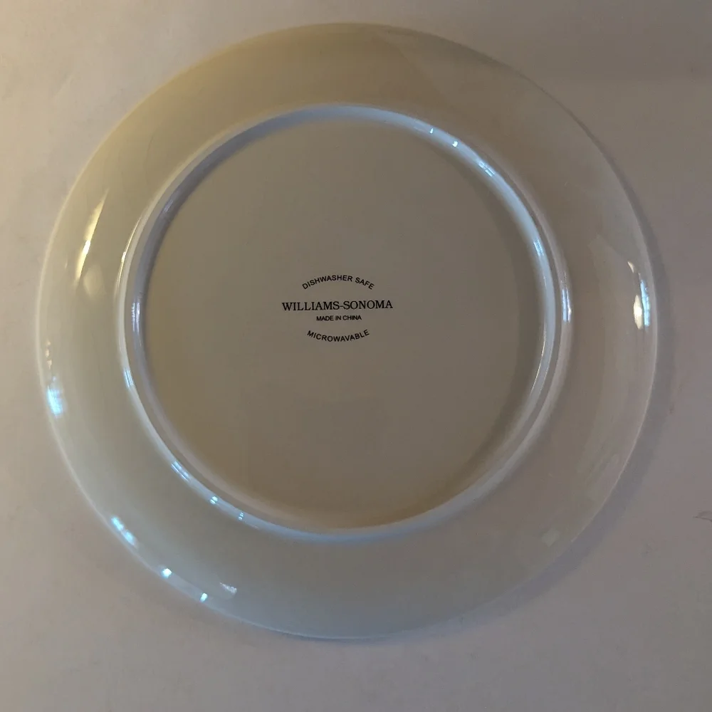 Williams-Sonoma, fifth day of Christmas replacement salad/dessert plate